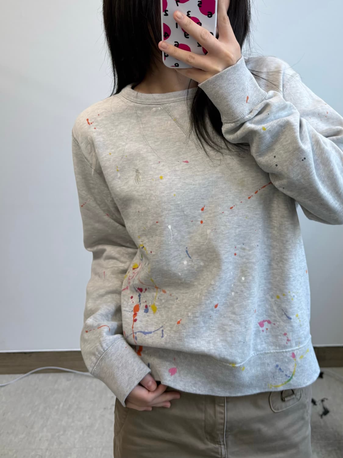 폴로 랄프로렌 프린팅 나염 맨투맨 상품이미지1