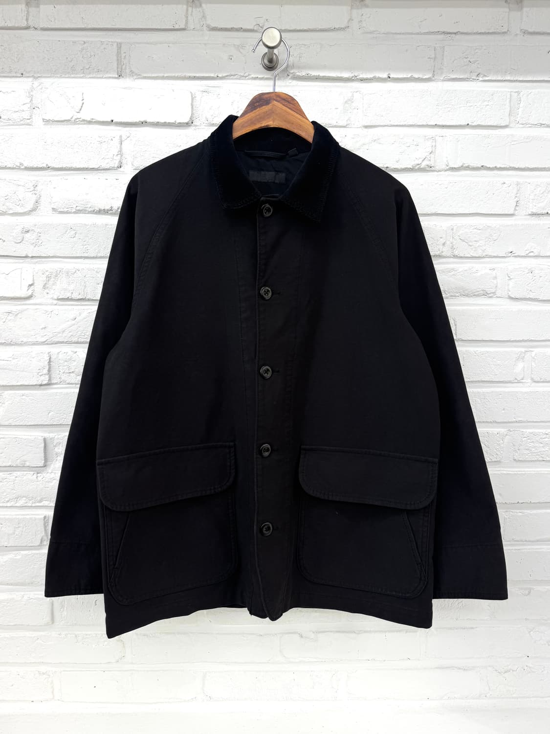 유니클로 블랙 유틸리티 쇼트 블루종 상품이미지3