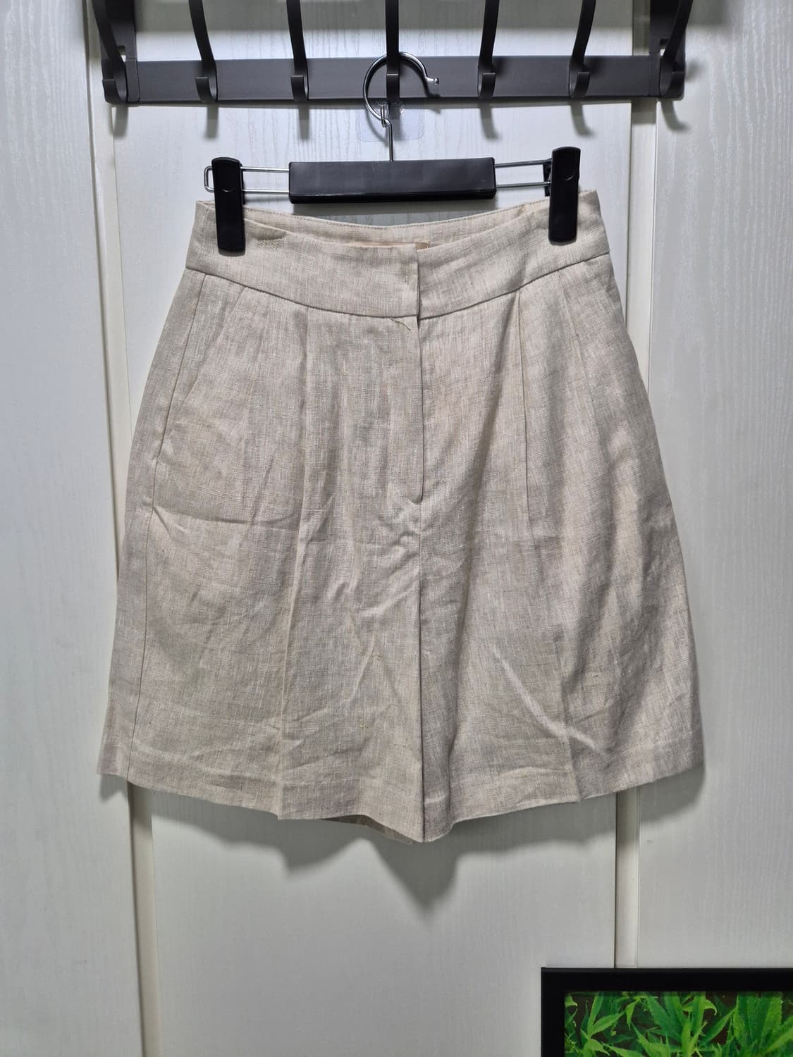 NAIN 베이지 린넨 반바지 상품이미지1