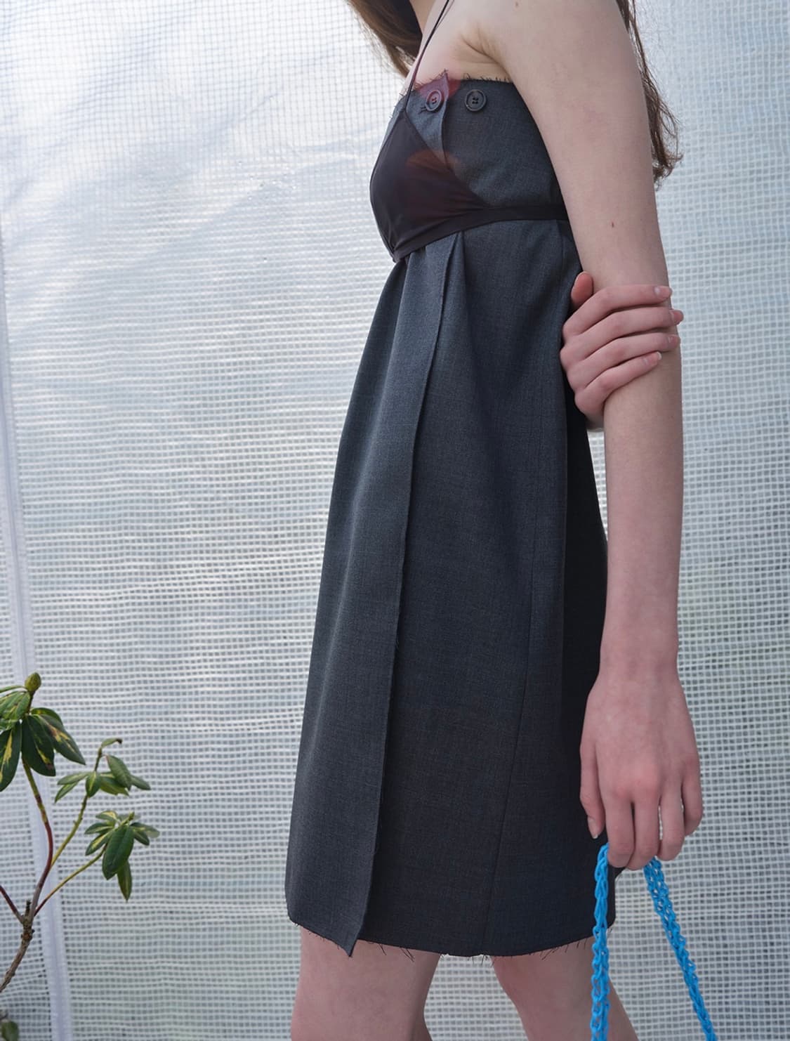 낫띵에브리띵 WOOL WRAP SKIRT IN GREY 상품이미지2
