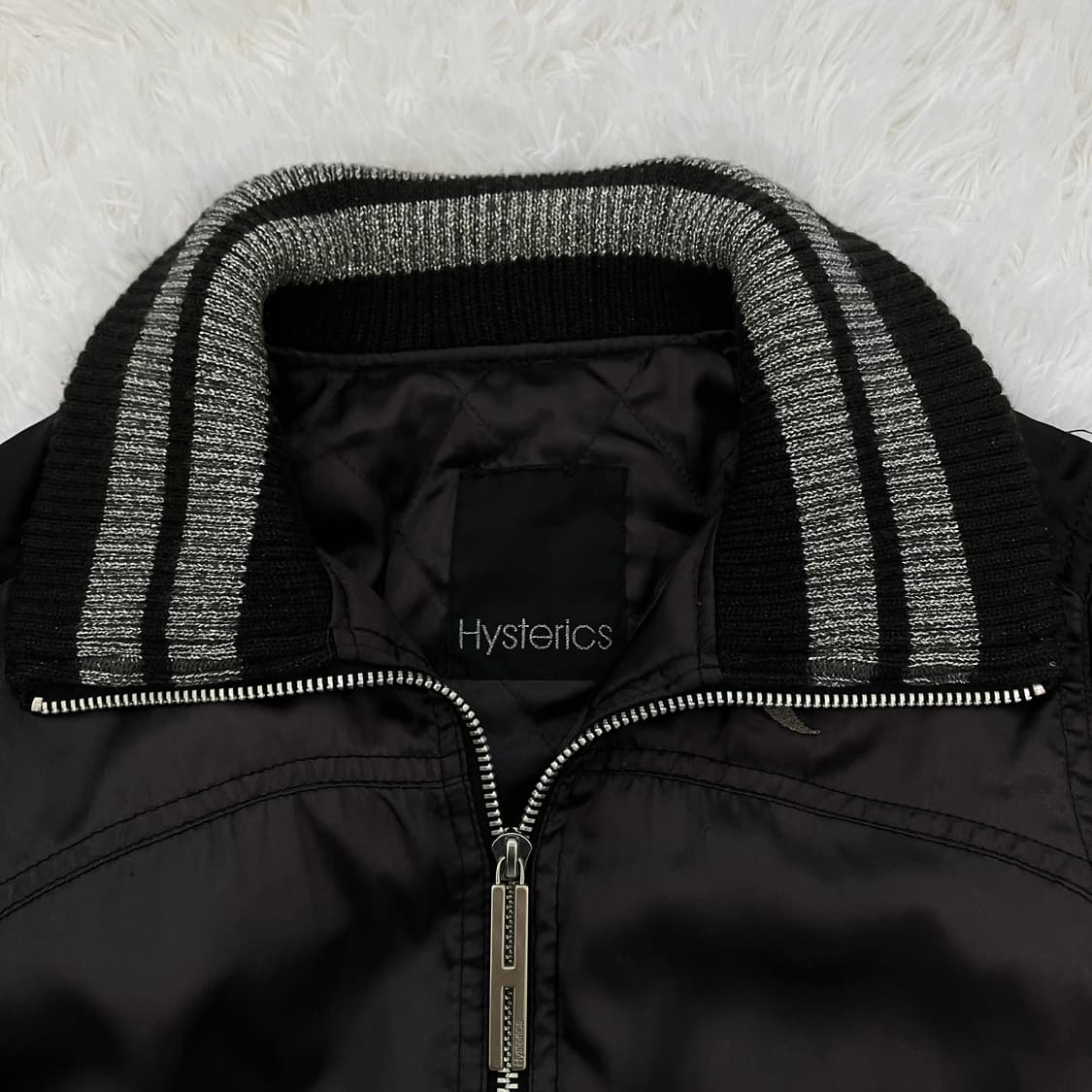 히스테리 글래머 문워크 누빔 블루종 y2k 스트릿 갸루 펑키 일본 상품이미지5