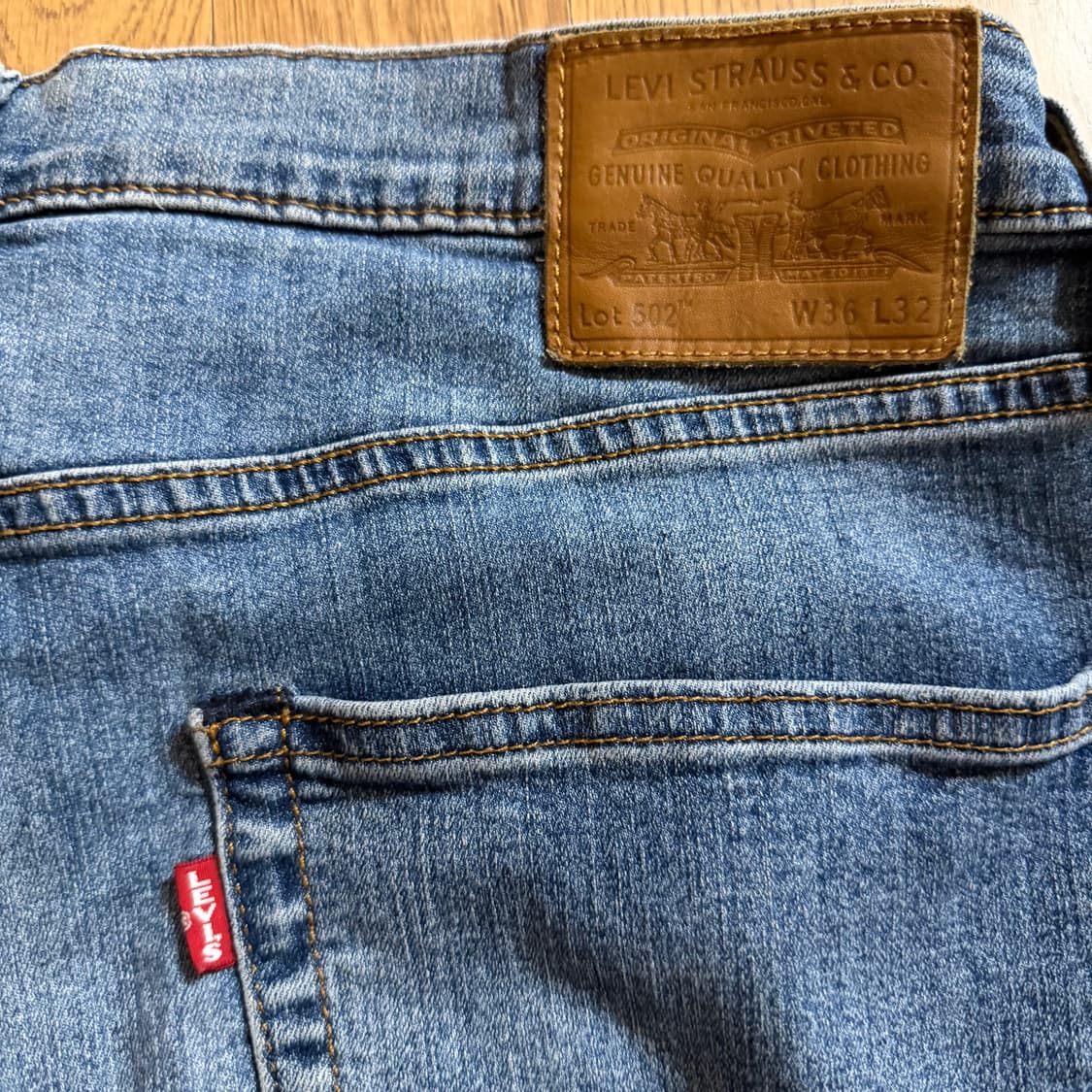 LEVI’S 502 빅E 라이트 워시 데님 팬츠 상품이미지6