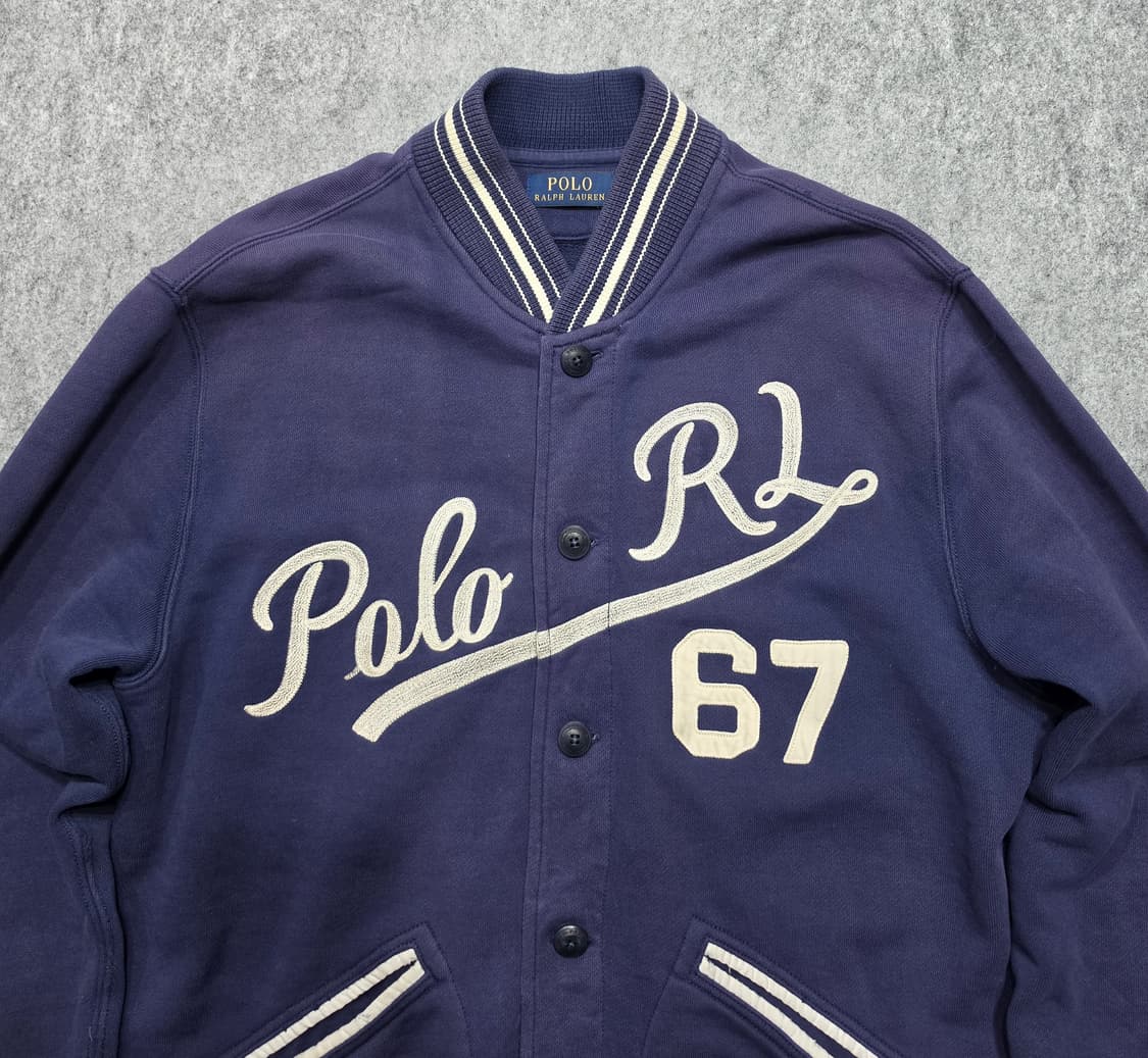 폴로 랄프로렌 RL 67 베이스볼 빈티지 바시티 자켓 M 상품이미지4