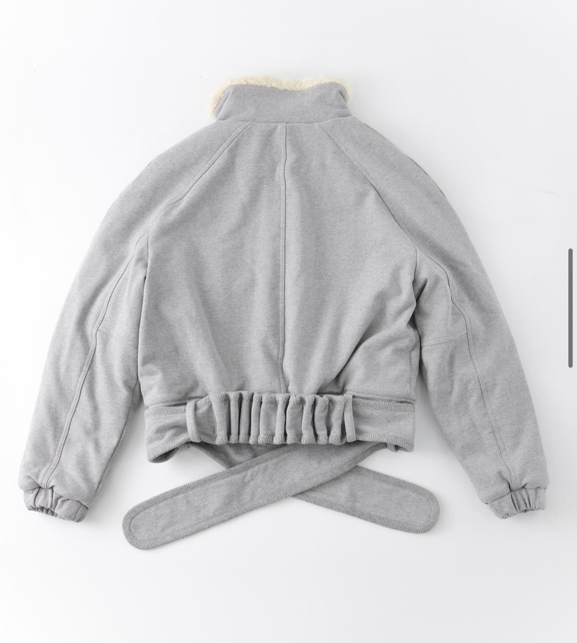 울리카상투스 벨트 집업 자켓 그레이 상품이미지3