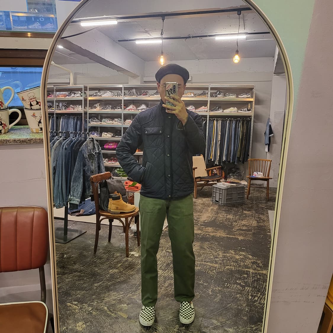폴로 랄프로렌 포켓 퀼티드 자켓 (M) 상품이미지9