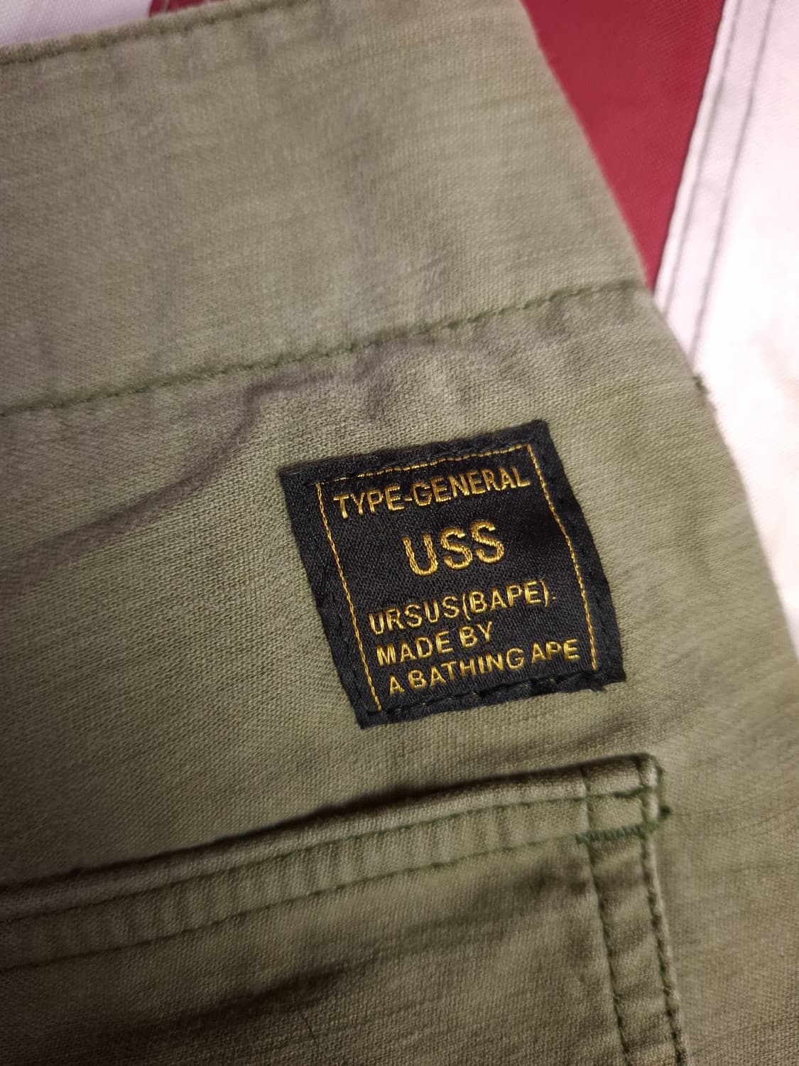 오리지날 BAPE 베이프 URSUS 밀리터리 OG-107 팬츠 상품이미지3