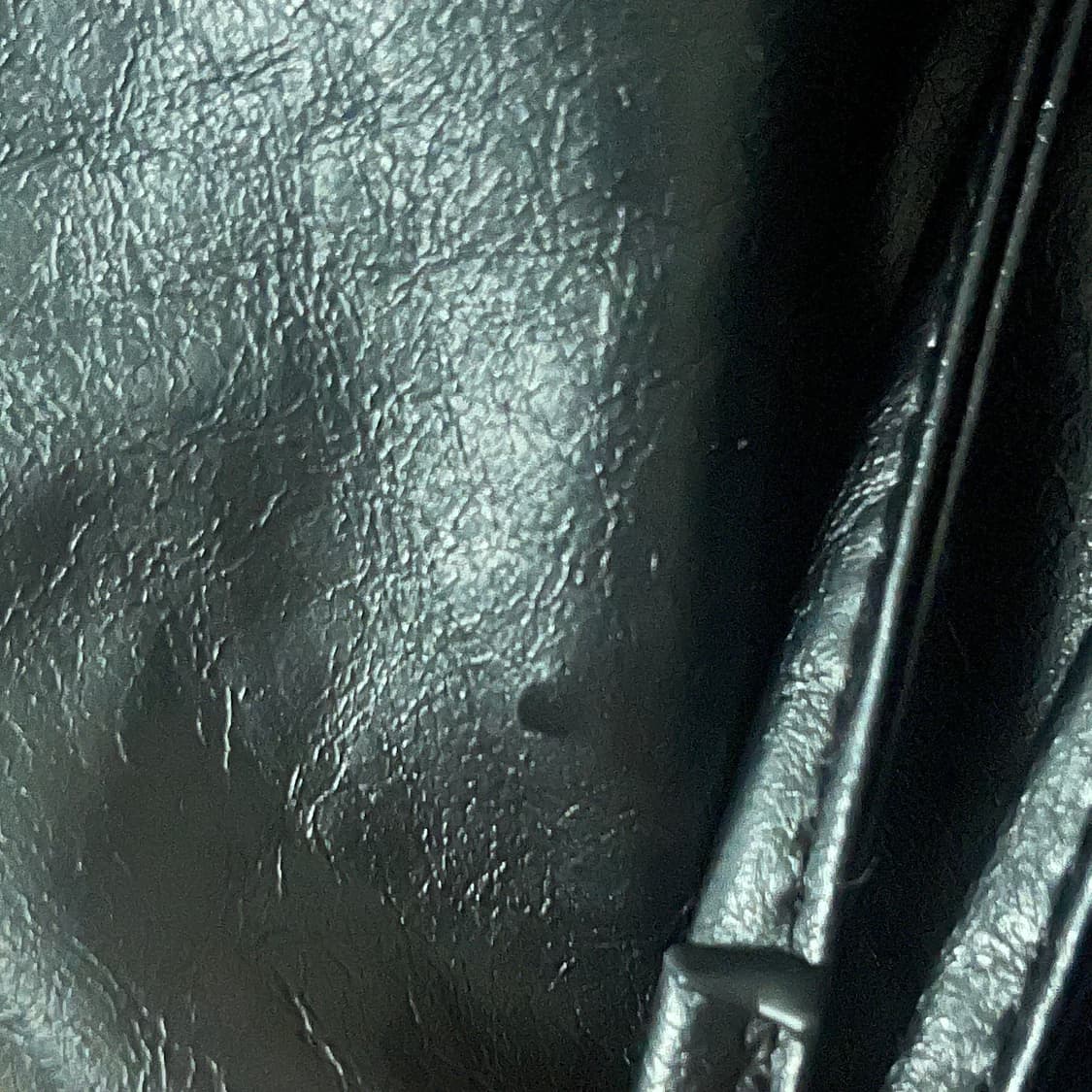 메종 미네드 레더 새들백 (black) 상품이미지5