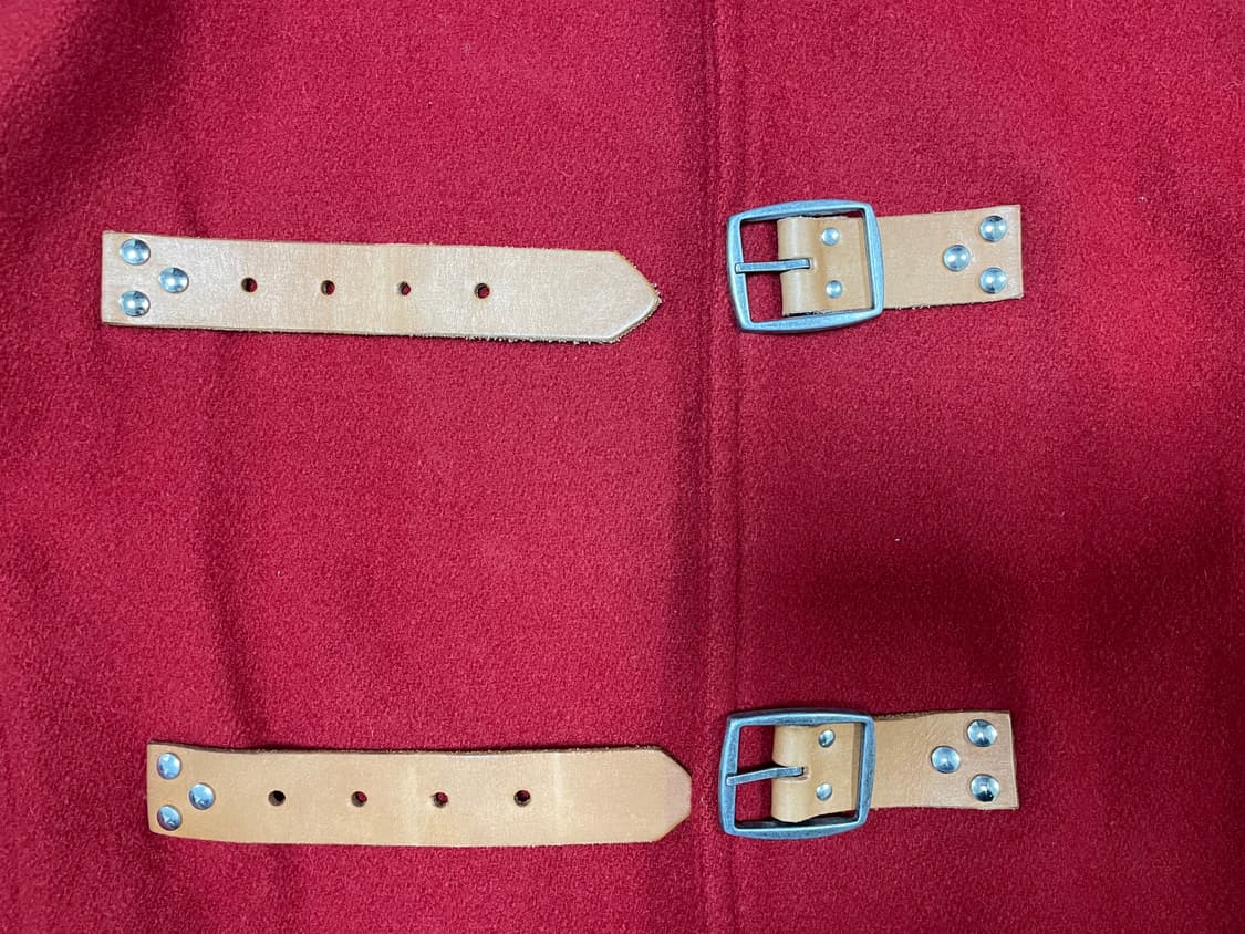 95~100) 쇼트 레더 벨티드 울 피코트(미국제)RRL&LVC&폴로 상품이미지9