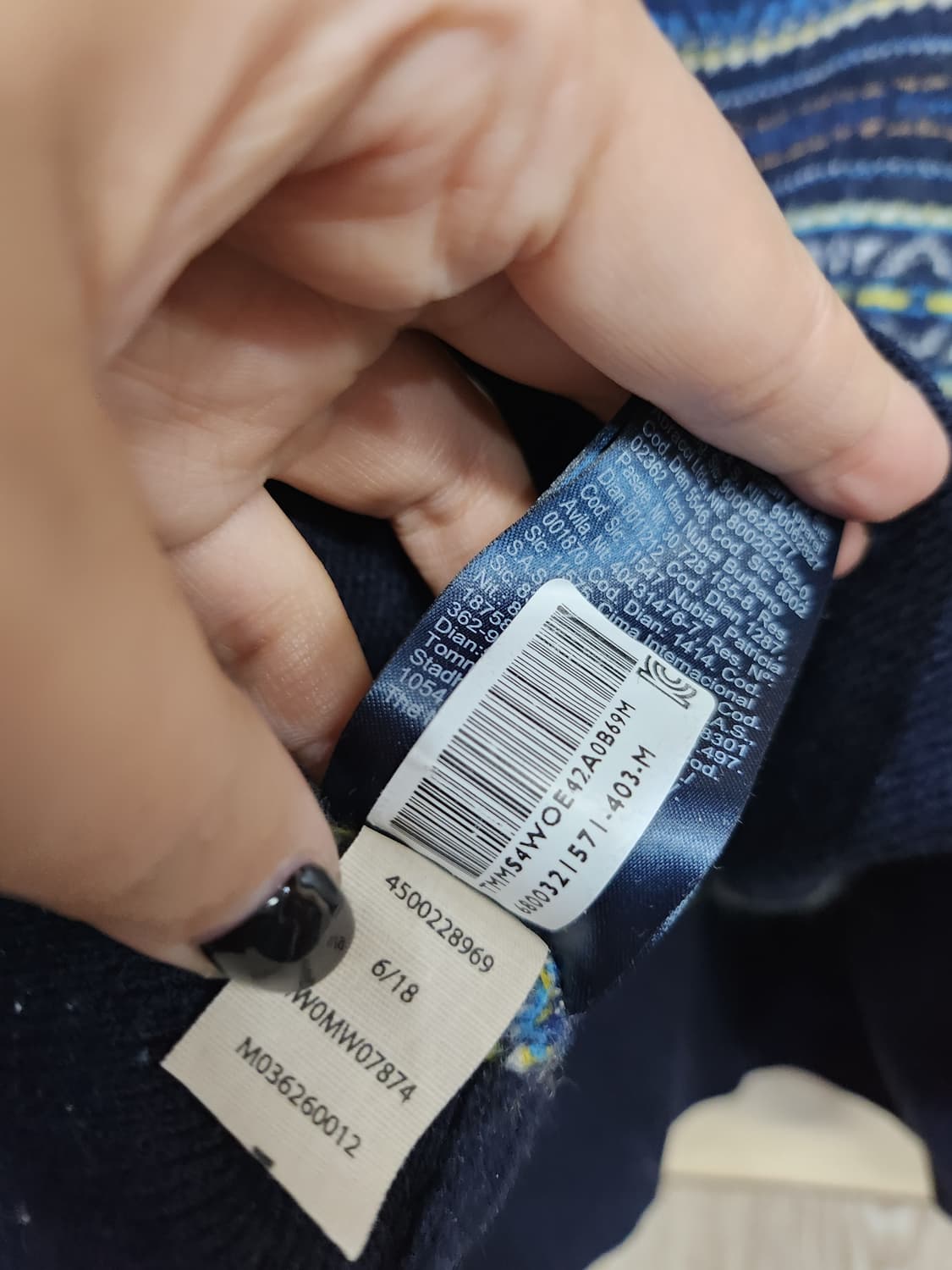 231) 타미힐피거 빈티지패턴 니트 상품이미지6