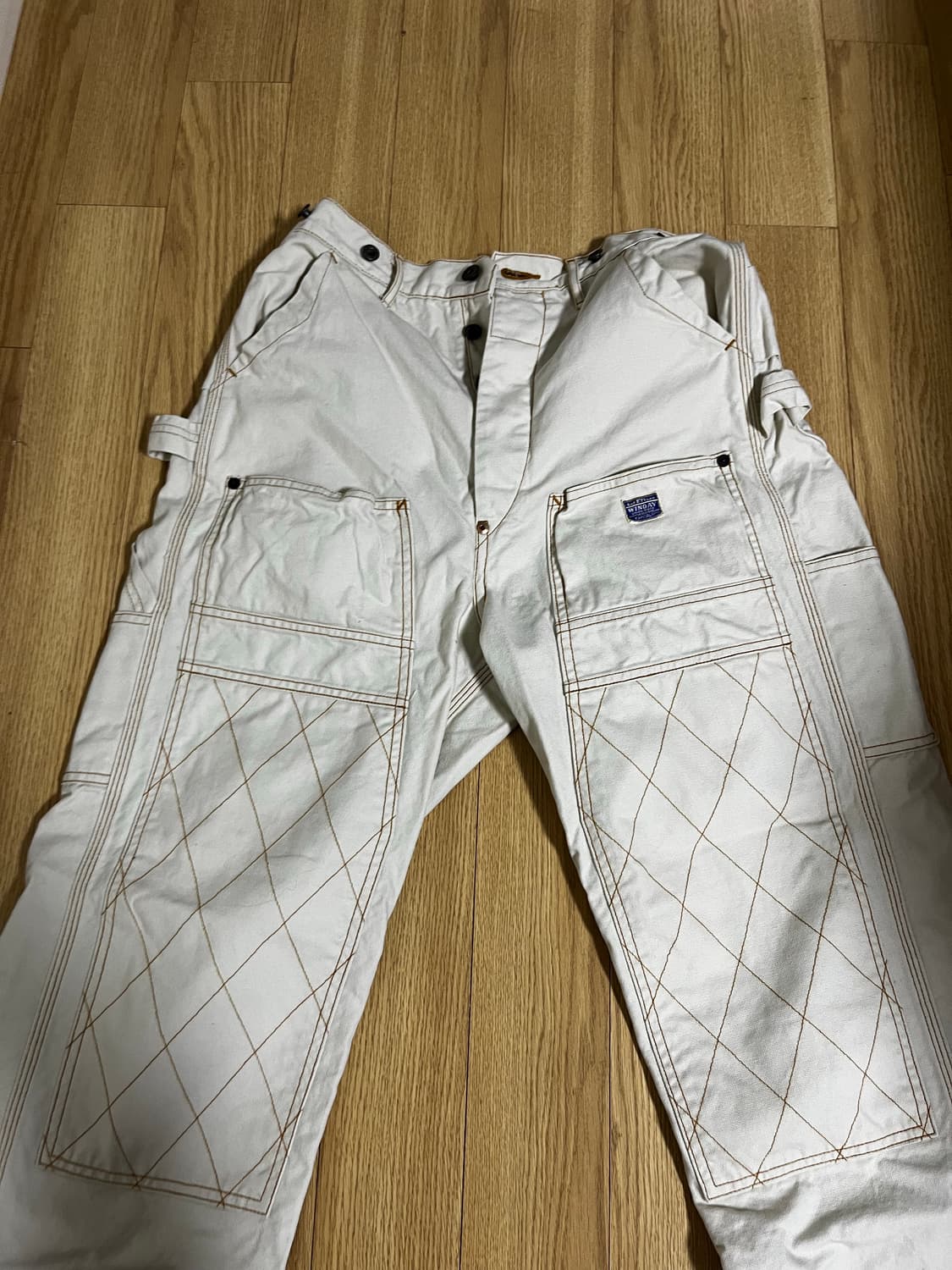 kapital thin canvas lumbar pant kinari 상품이미지2