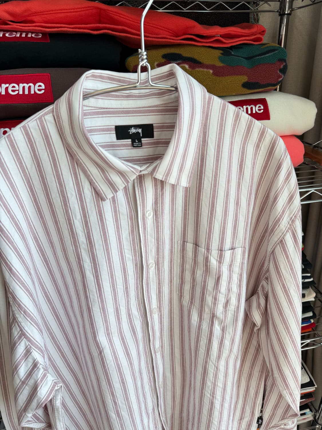 스투시 스트라이프 셔츠 상품이미지4