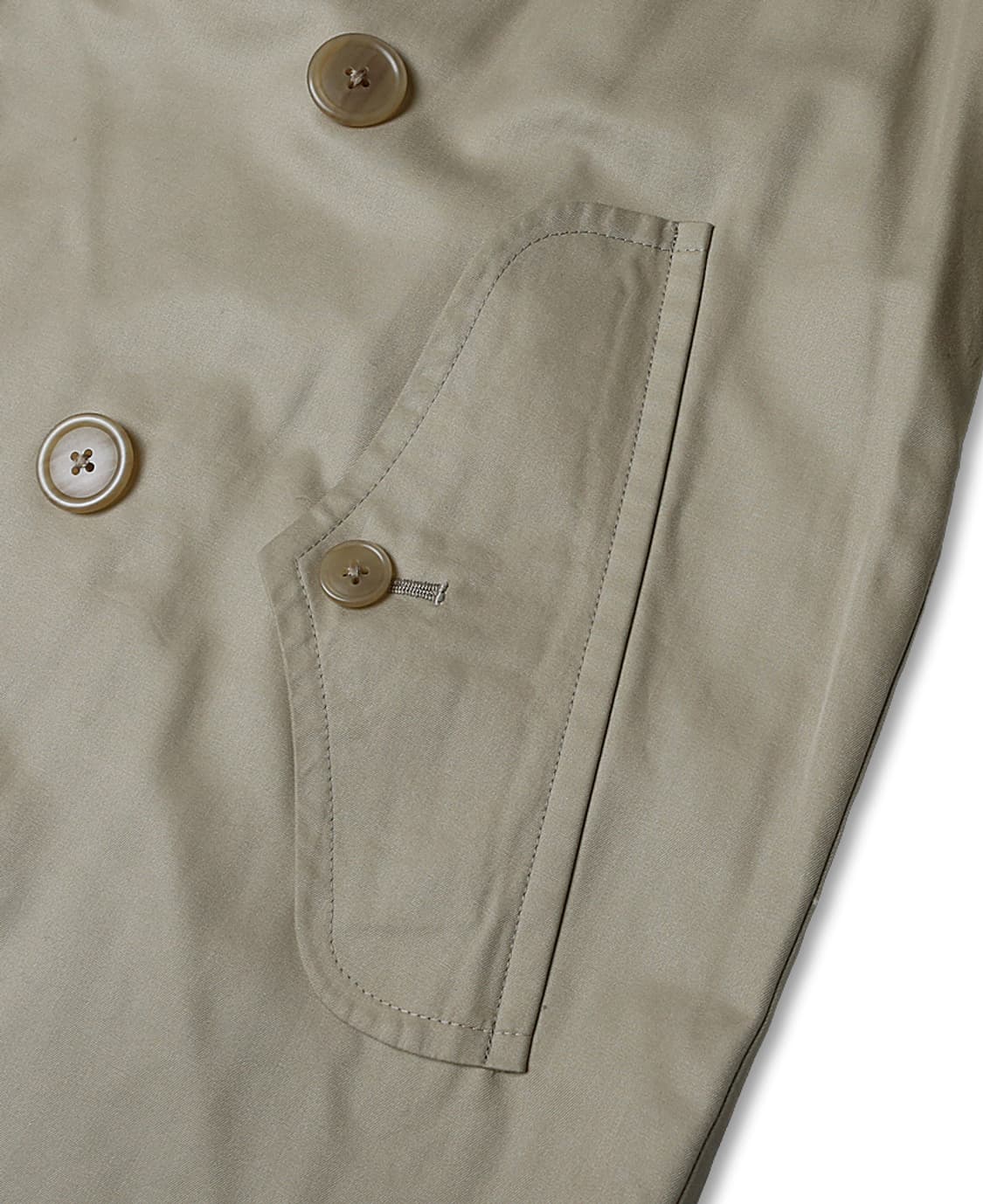 제이프레스 [J. Press] 베이지 코튼 클래식 핏 레글런 트렌치 코트 상품이미지5