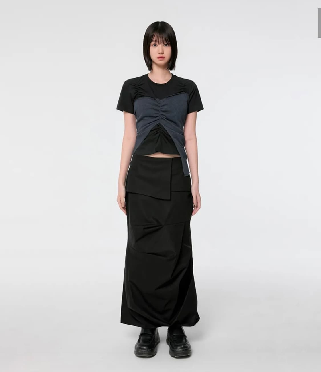 플레어업 뷔스티에 레이어드 티셔츠 상품이미지2