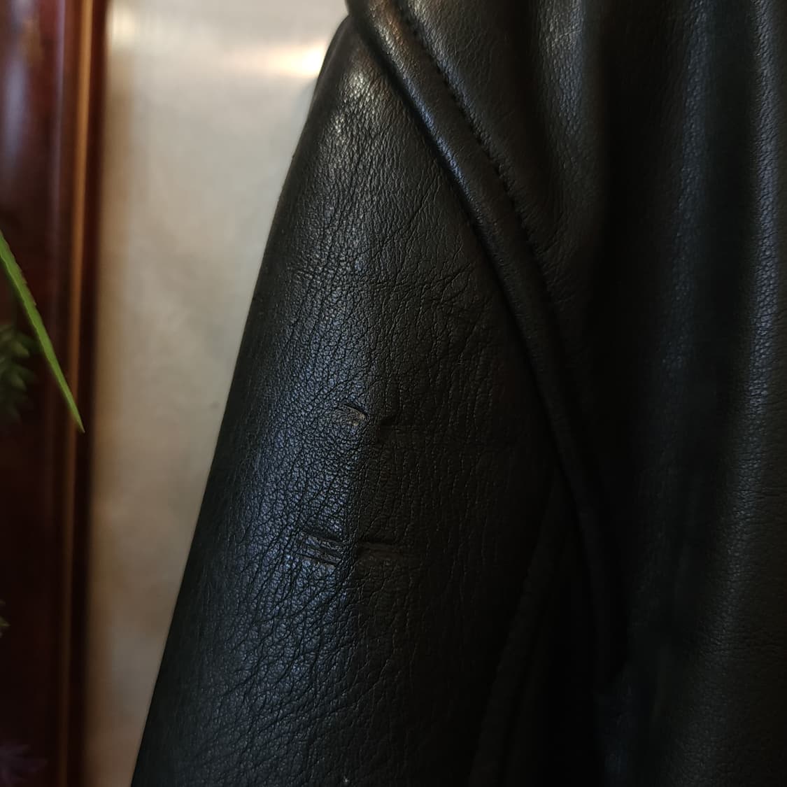 아르마니 레더 카코트 송가지 가죽자켓 레더 워크자켓 50 상품이미지9