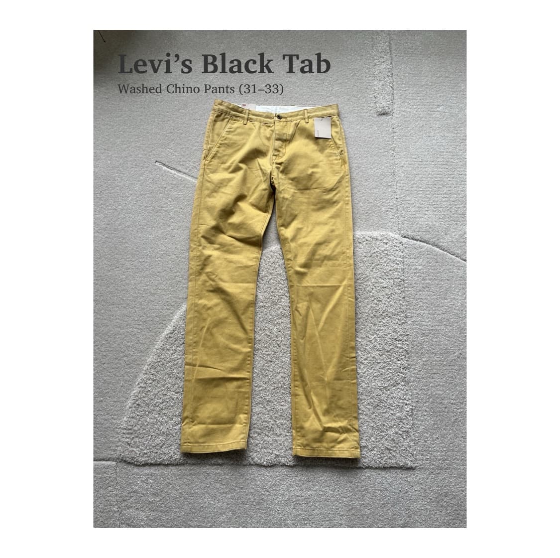 리바이스 실버탭 워시드 치노 팬츠 (32-34) 상품이미지1