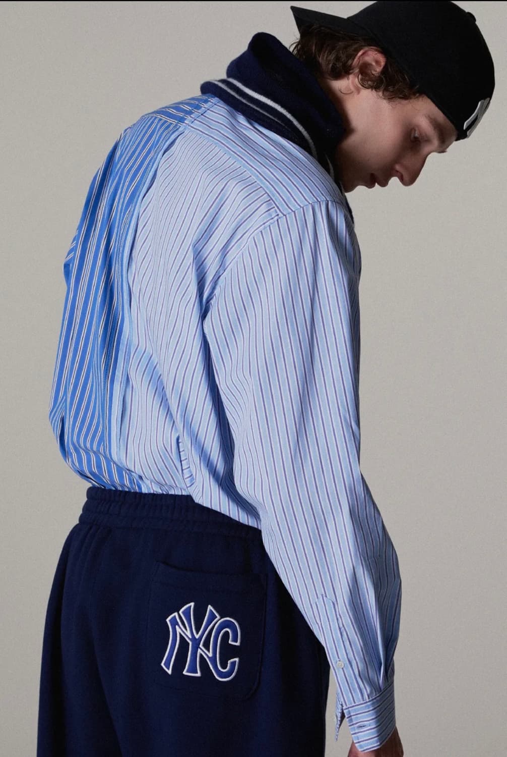 (라지)노앙 NOHANT Mixed Stripe Shirt Stripe 상품이미지2