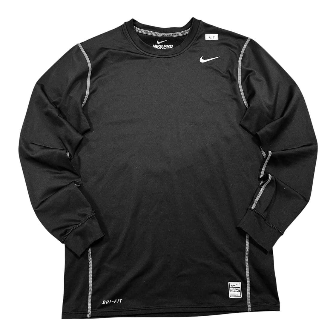✨ (만원 빈티지) 나이키 드라이핏 프로컴뱃 블랙 롱슬리브 상품이미지1