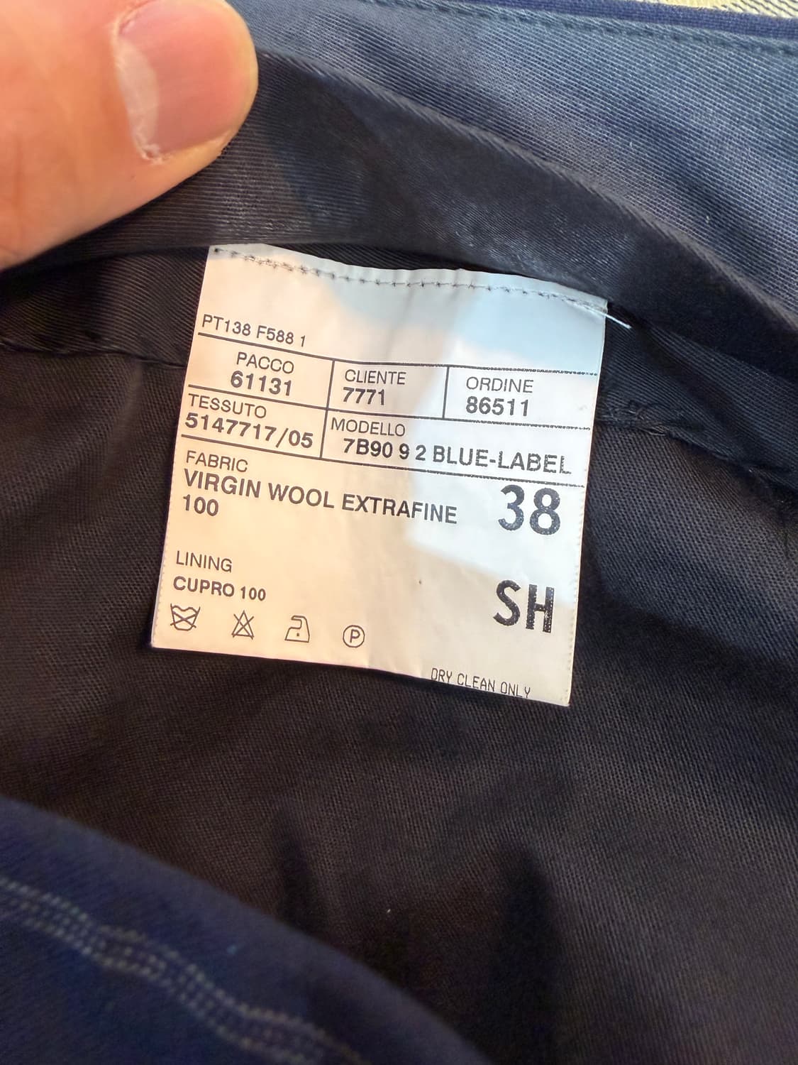 폴로 랄프로렌 스트라이프 정장 바지 팬츠 슬랙스 38 상품이미지4