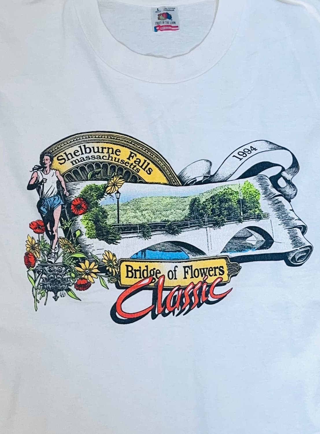 Fruit of the loom 90s 빈티지 마라톤 티셔츠 L 상품이미지4