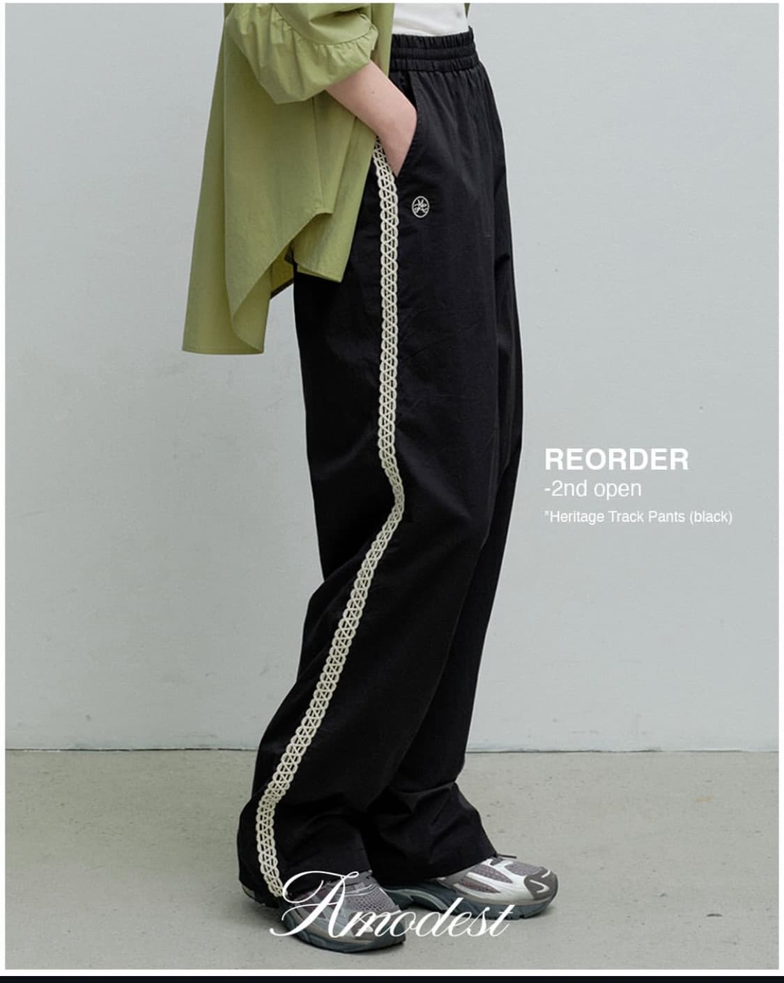 Heritage Track Pants(Black) 상품이미지1