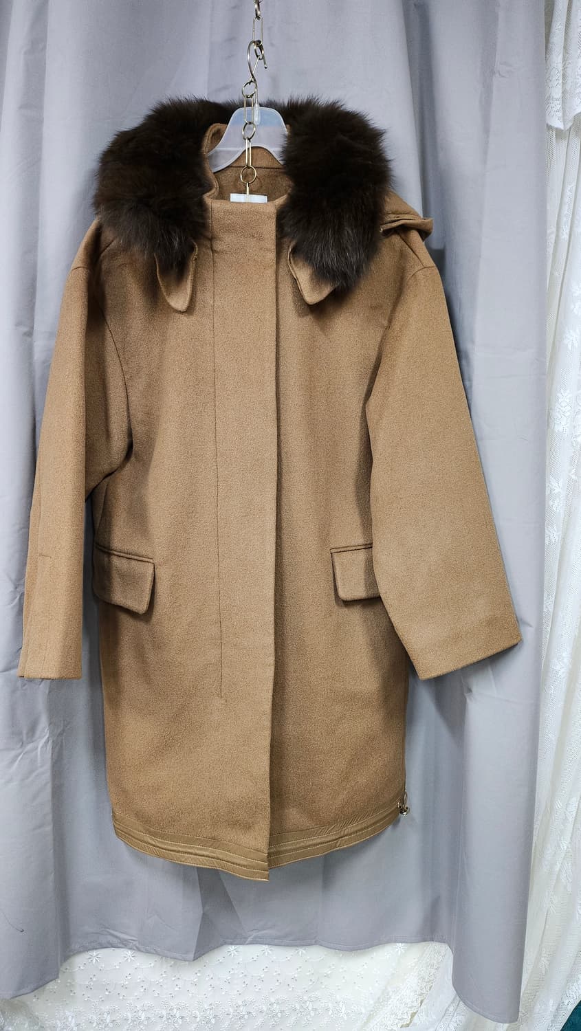 미사용 모직코트  상품이미지2