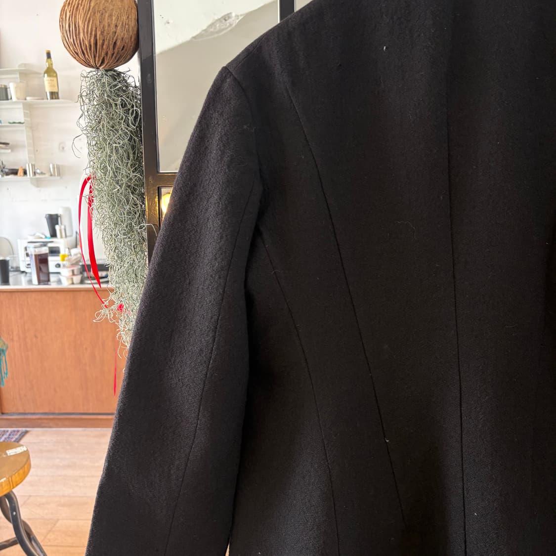 Y’s 울 스탠드 카라 하이넥 코트 상품이미지9