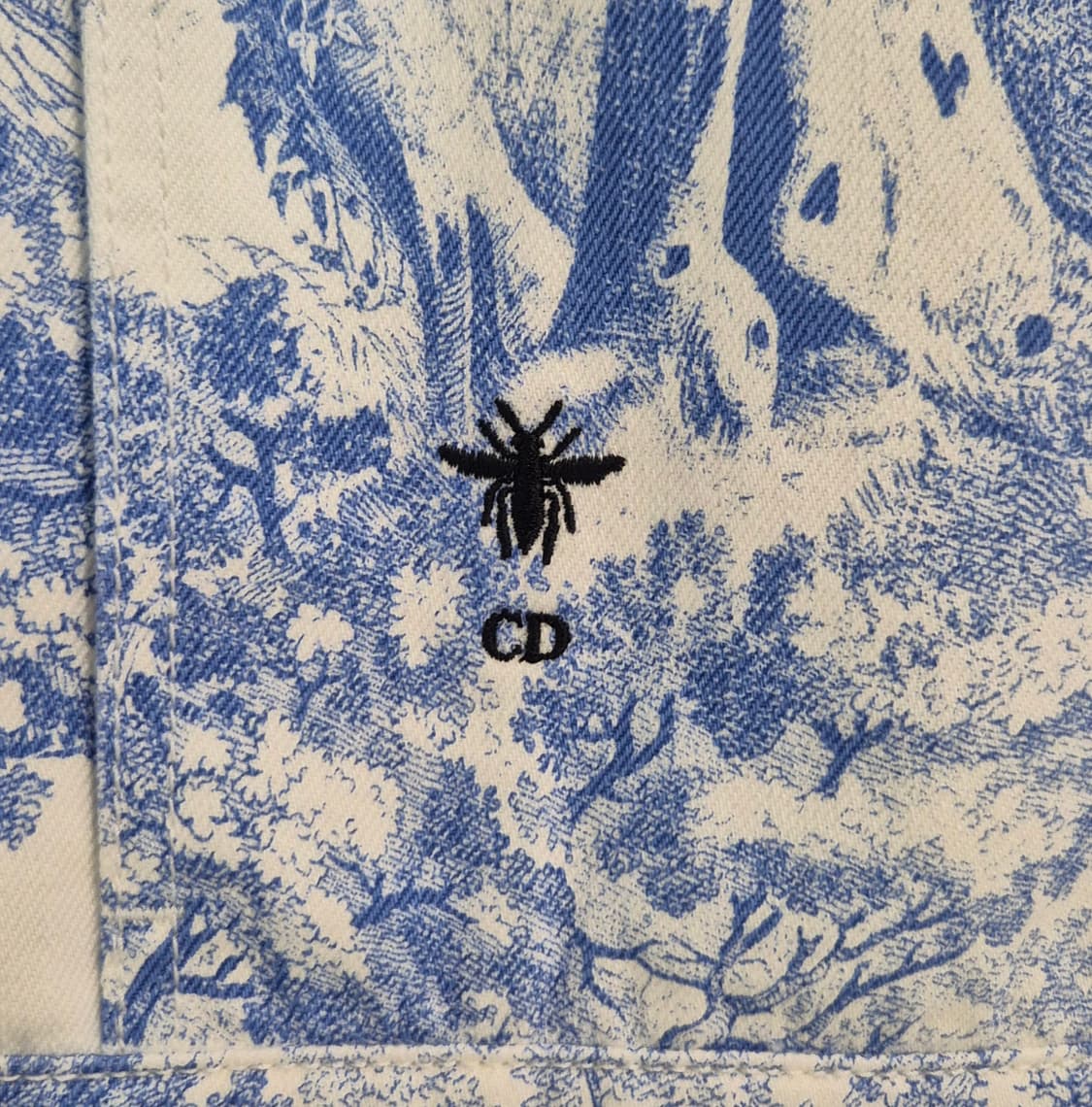 [중고명품셀렉트]크리스찬 디올 블루 & 화이트 데님 여성 자켓 사이즈 3 상품이미지8