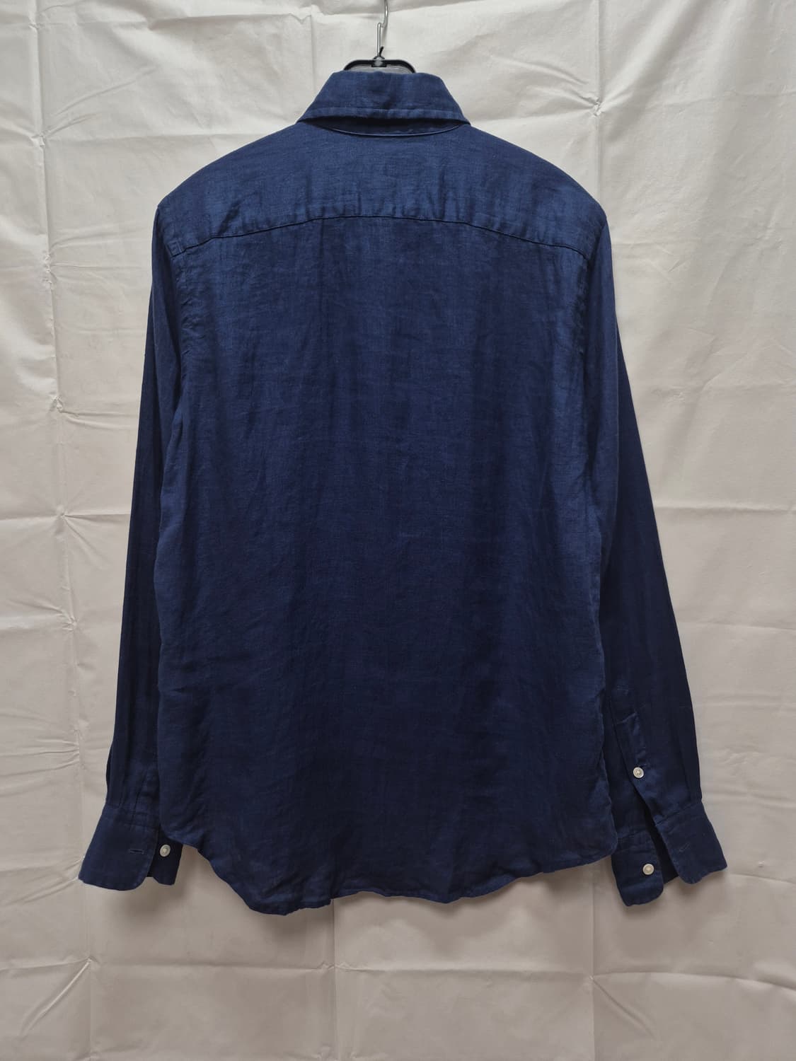 폴로 린넨 셔츠 네이비  상품이미지4