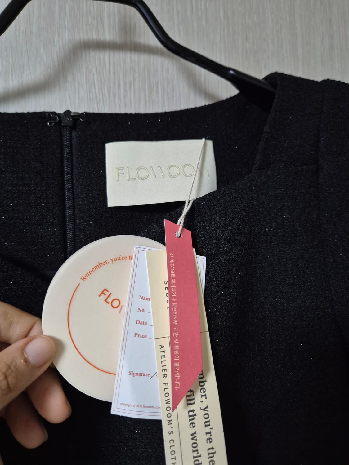 (새제품) 플로움 클래식 노스텔지아 미디 원피스 M 상품이미지7