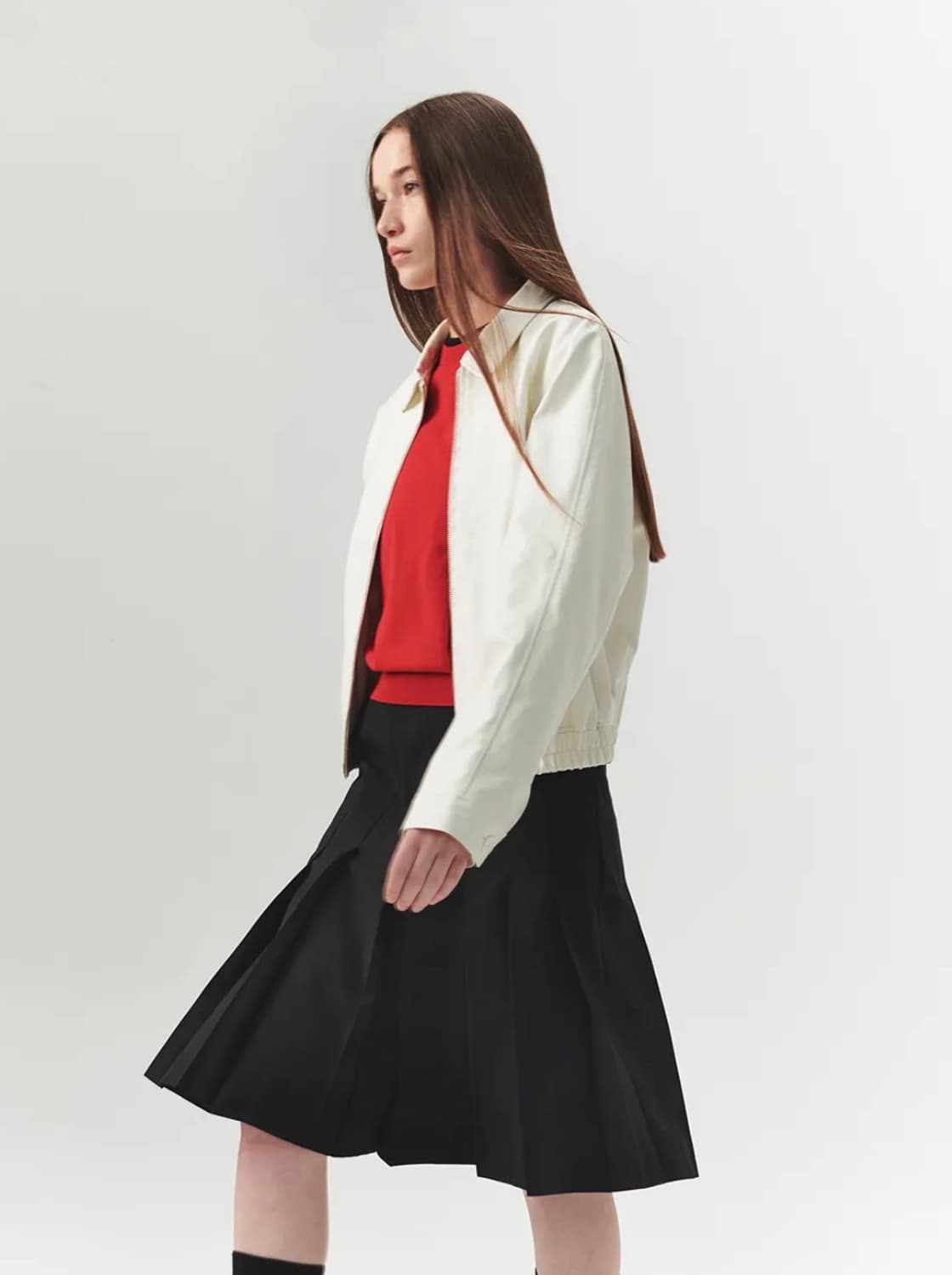 levar 르바 faux leather crop blouson 상품이미지2