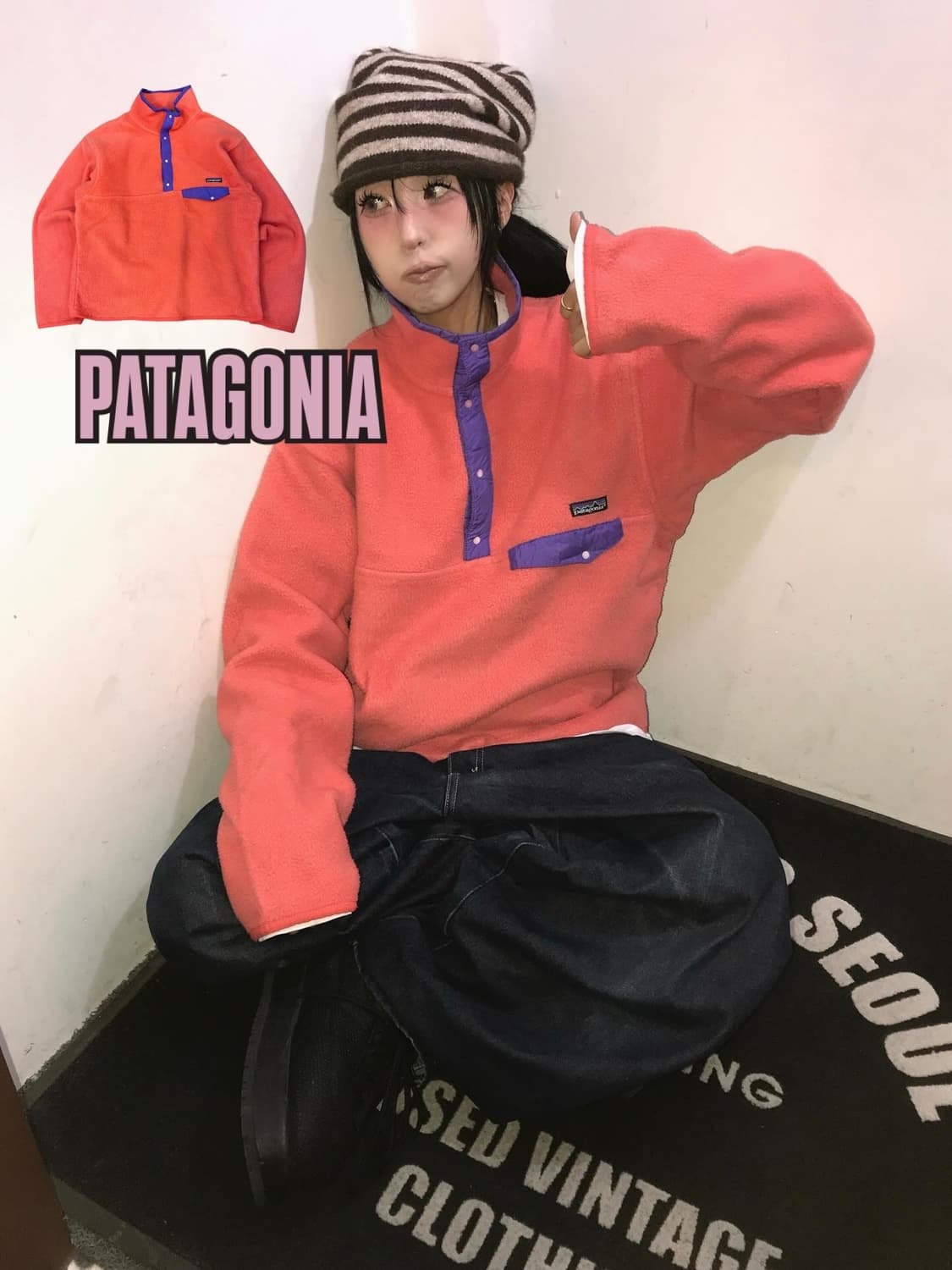 90s Patagonia Synchilla Fleece Pullove 상품이미지1