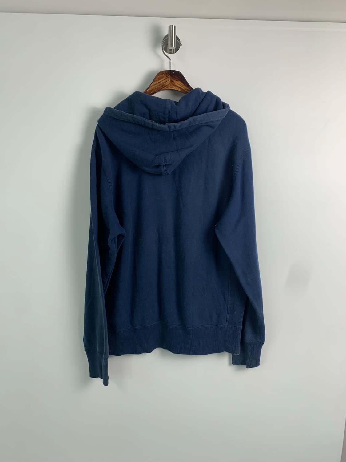 나이키 00s 자수로고 스펠아웃 네이비 후드집업 상품이미지3