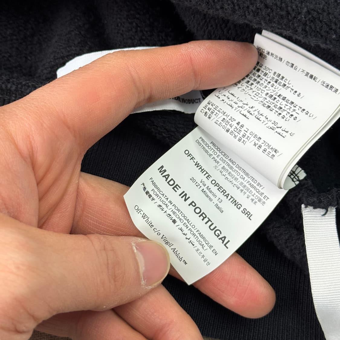 오프화이트 에로우 카라바조 후드 M 상품이미지7