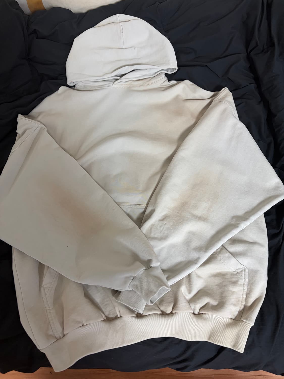 🖤🖤발렌시아가 백로고 워싱 후드티 1사이즈 🩷🩷 상품이미지1