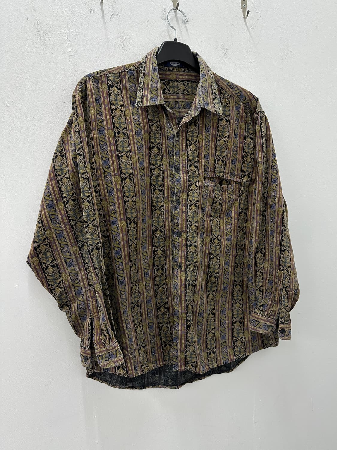 APACHE corduroy patterned shirt 상품이미지3