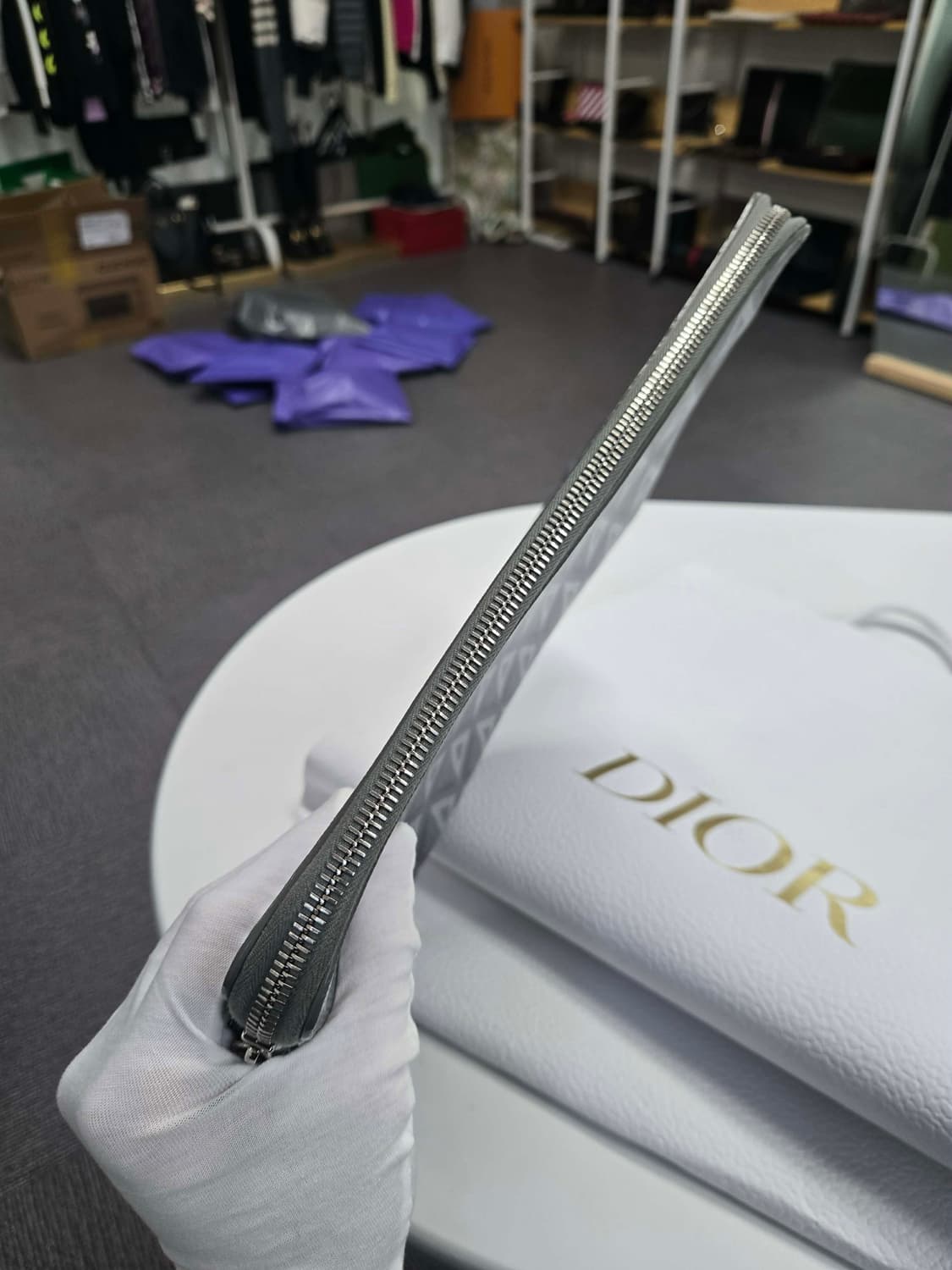 [A급컨디션] 디올 다이아몬드 아이패드 클러치백 상품이미지5