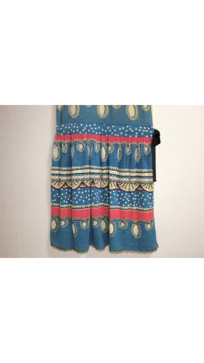 츠모리 치사토 에스닉 프린팅 도트 땡땡이 원피스 상품이미지3