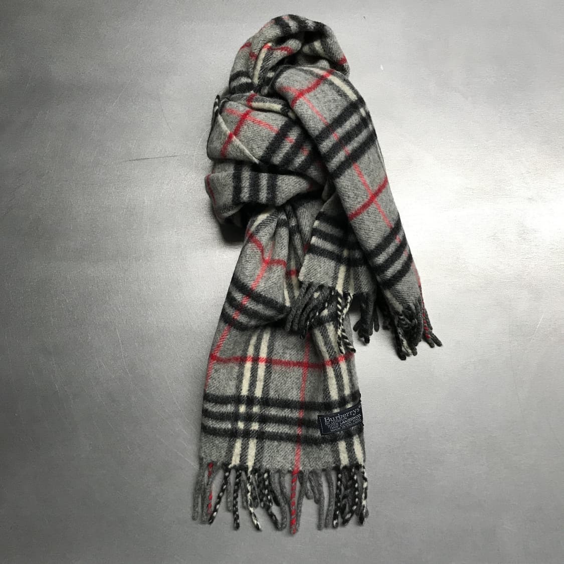 버버리 정품 램스울 머플러 그레이 상품이미지2