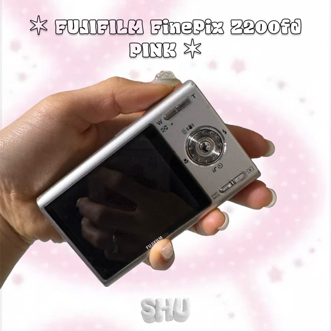 후지필름 파인픽스 z200fd 빈티지 슬라이드 디카 핑크 상품이미지5