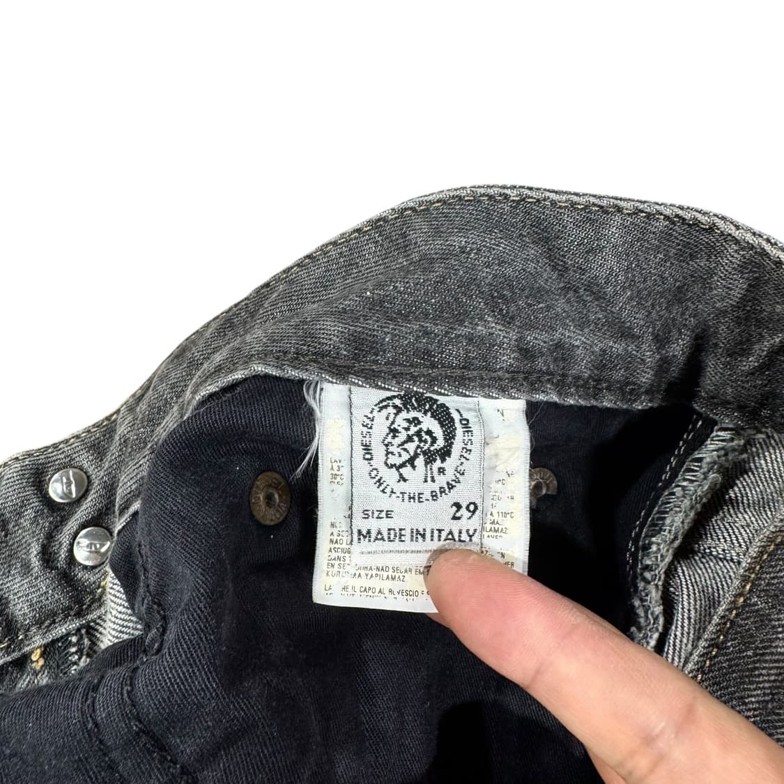 디젤 빈티지 블랙진 made in ITALY (29)    상품이미지6