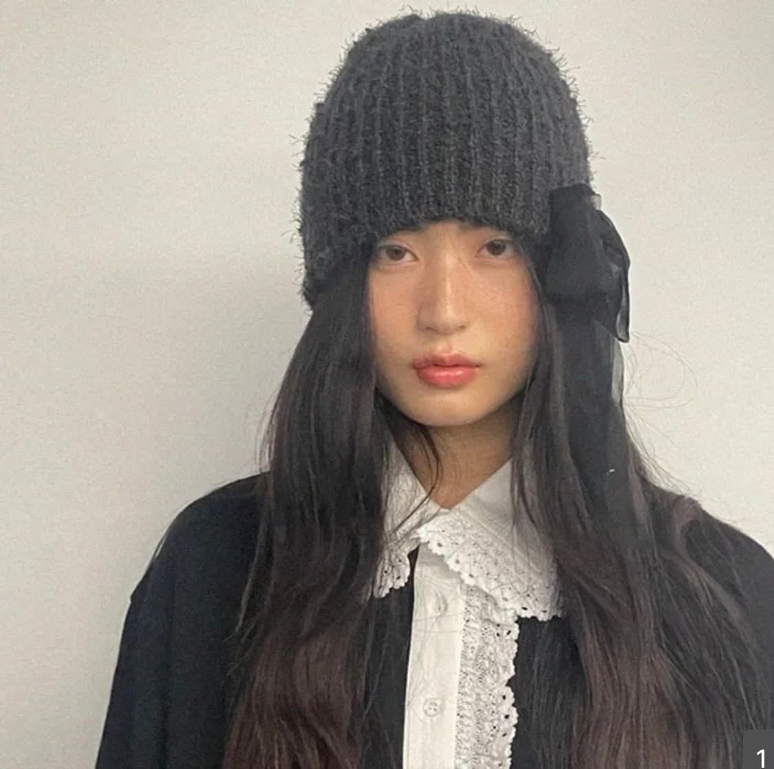 호쿠스포쿠스 퍼리 니트 비니 팝니다 상품이미지1