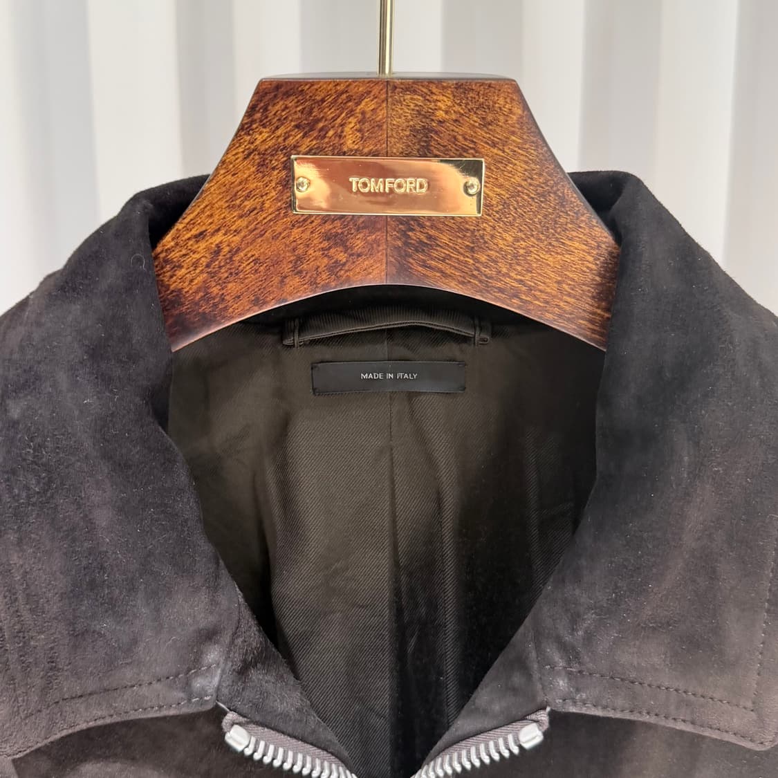 (A/56) / 톰포드 스웨이드 트러커 블루종 자켓 상품이미지3