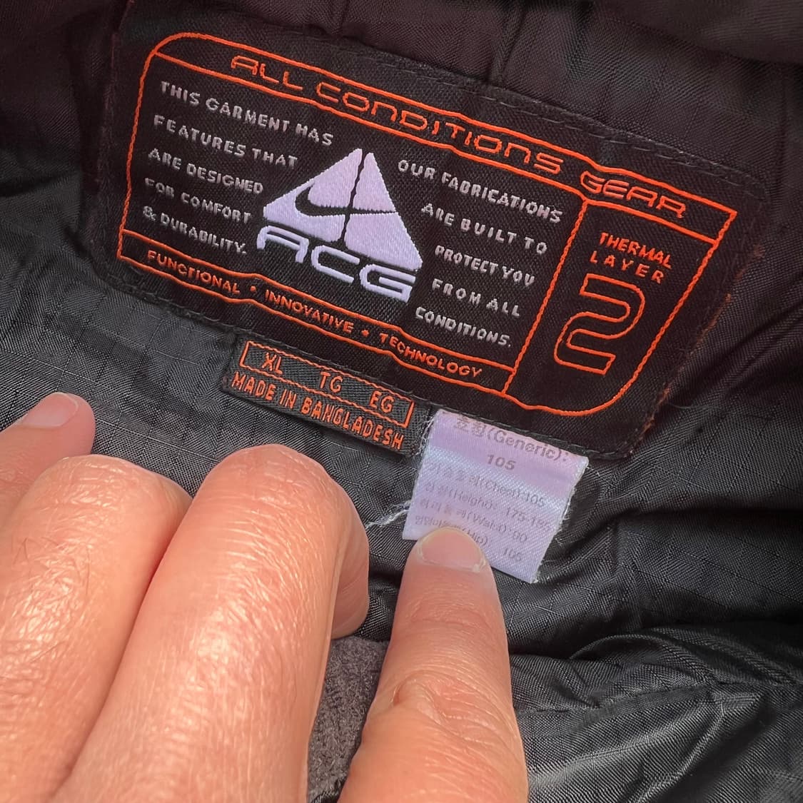 00‘s 나이키 ACG 프리마로프트 경량 패디드 베스트 상품이미지9