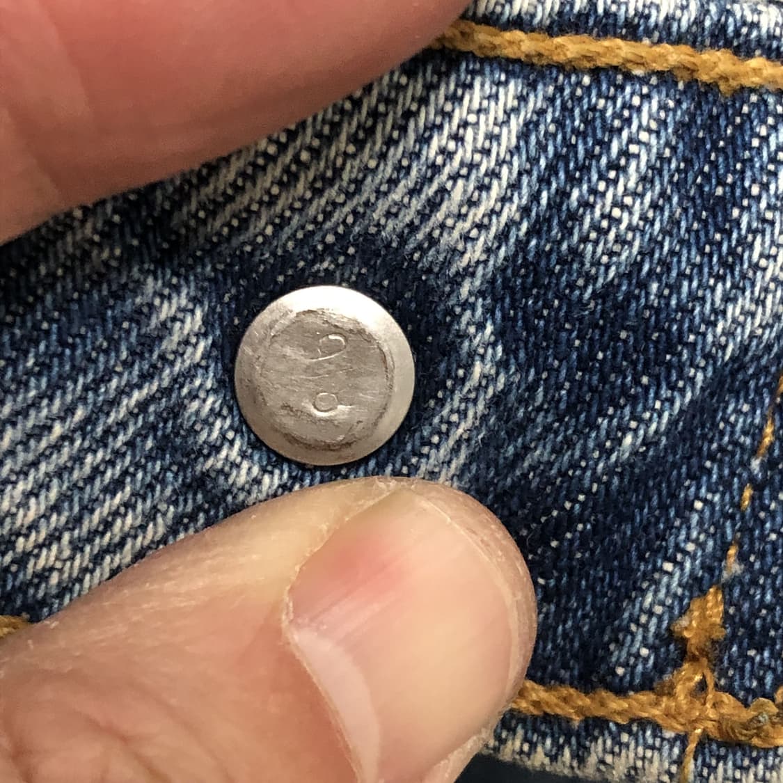 (31) 90's 리바이스 517 미국제 오렌지탭 부츠컷 연청 데님 상품이미지5