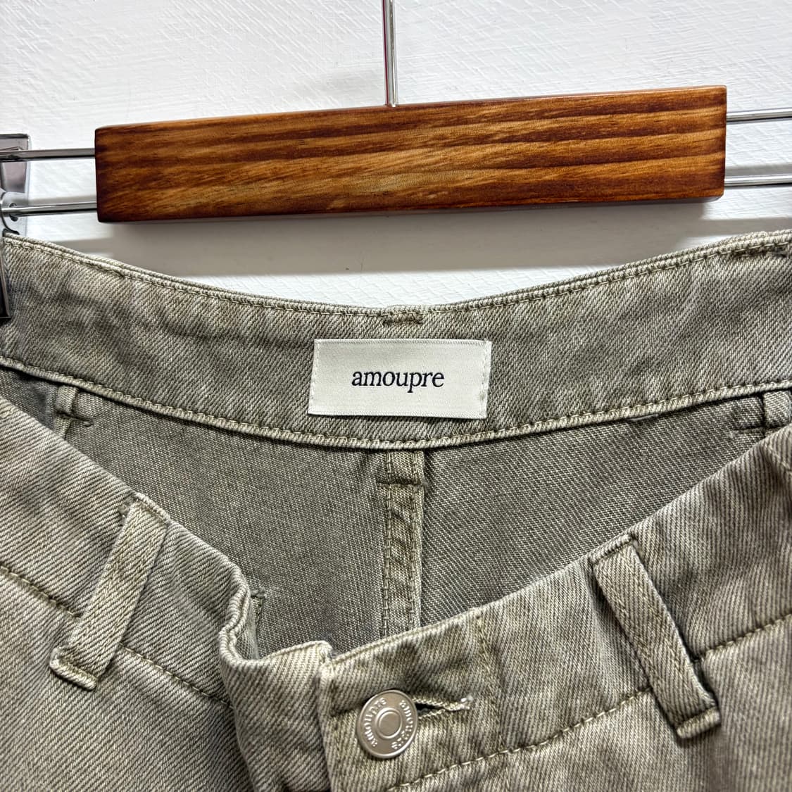amoupre 아모프레 테이퍼드 데님 팬츠  상품이미지3