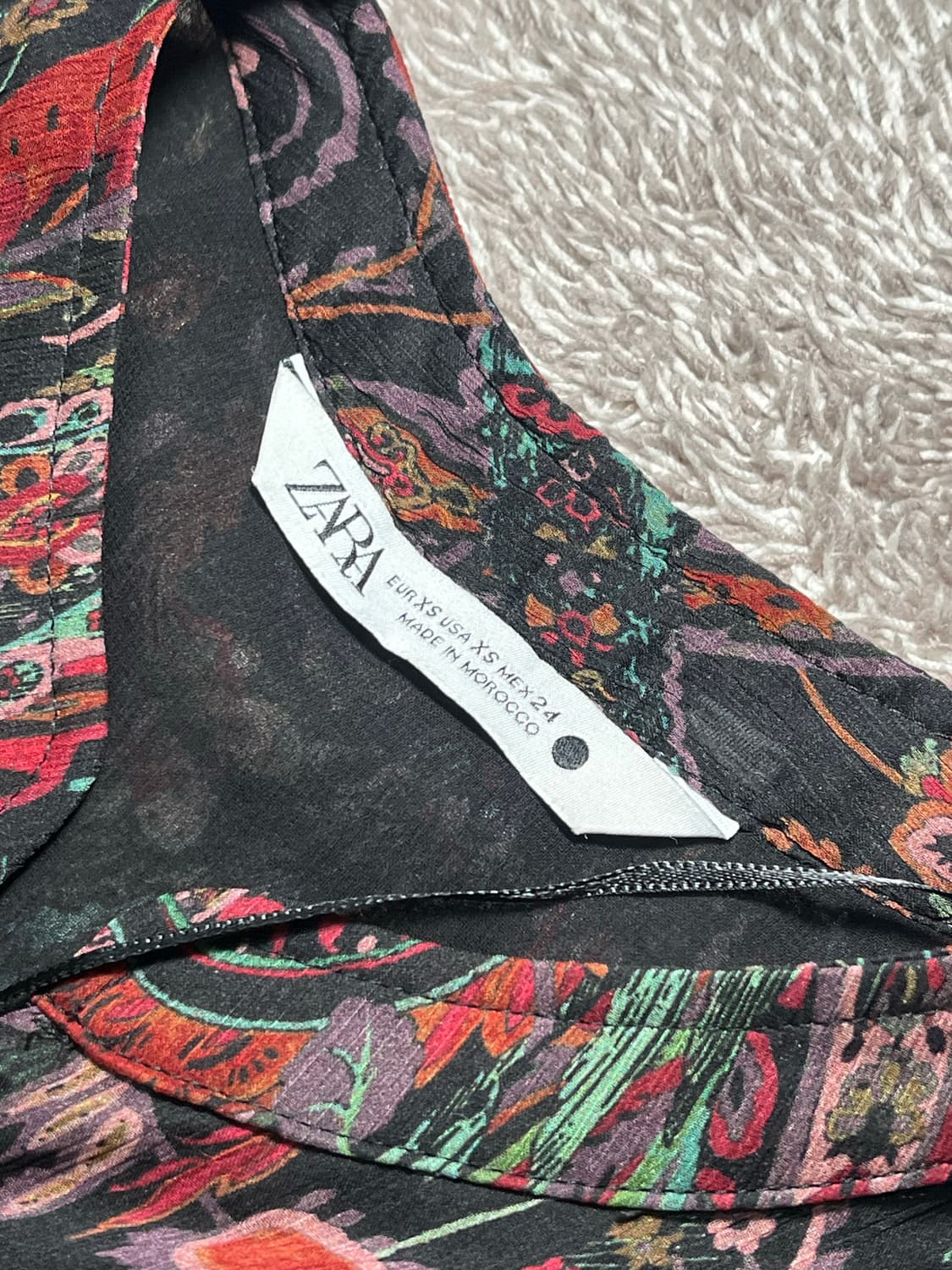 자라 보헤미안 페이즐리 원피스  상품이미지2