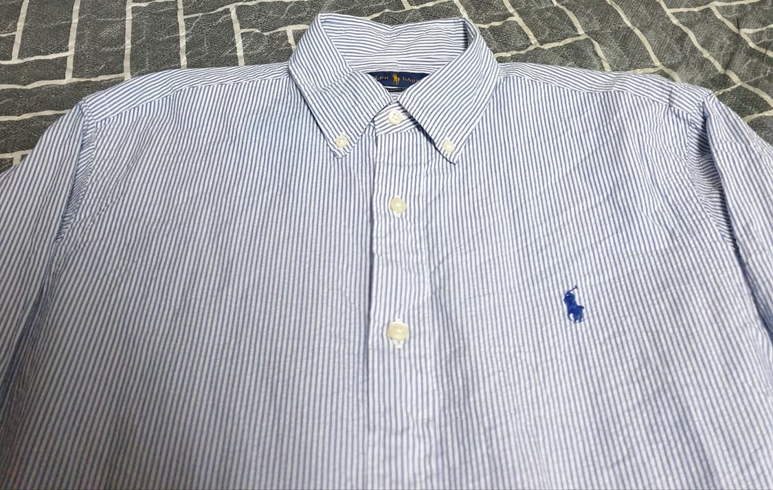폴로랄프로렌 클래식핏 스트라이프 셔츠 (L) 상품이미지2