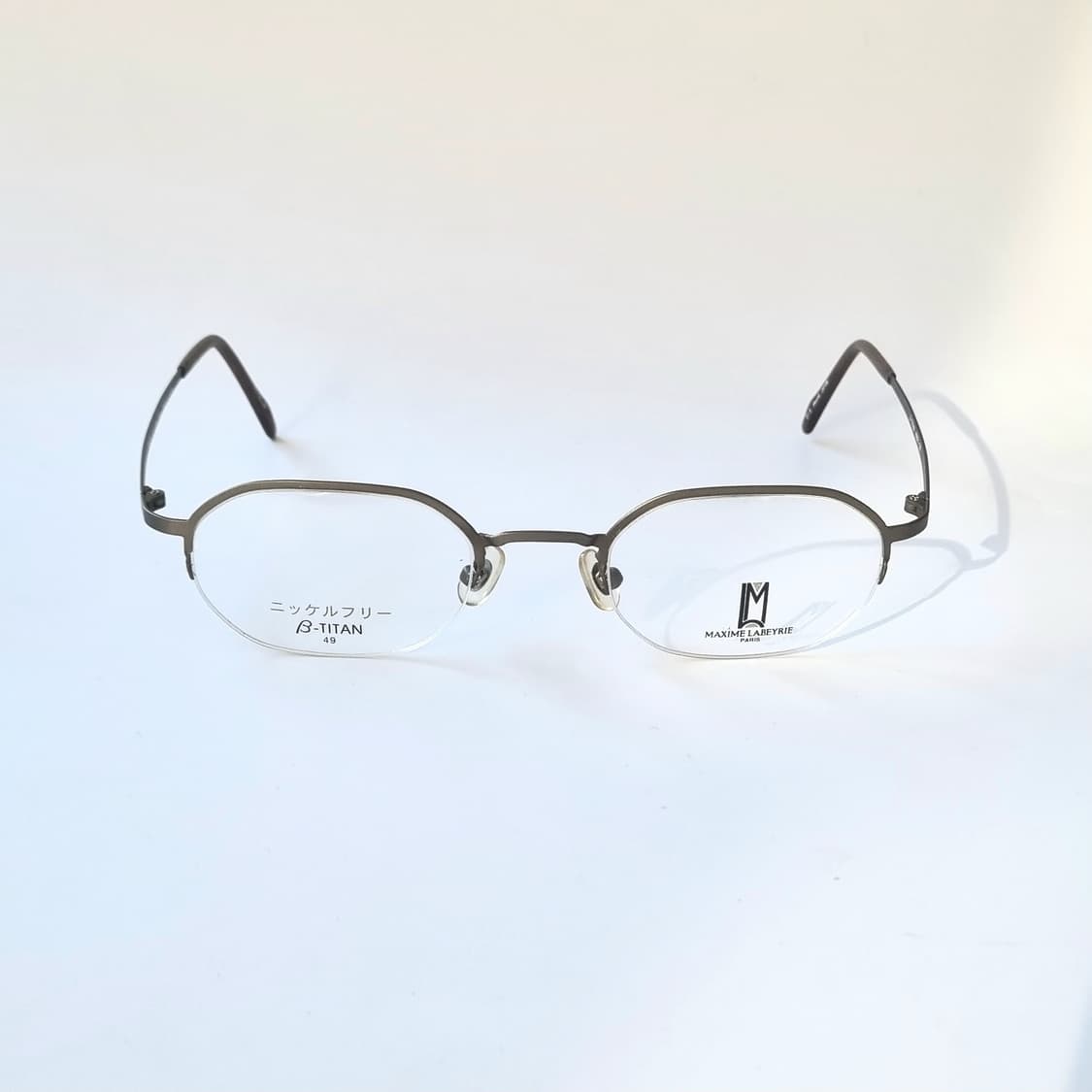 라베리(Maxime Labeyrie) 초경량 베타 티타늄 반무테 안경 상품이미지3