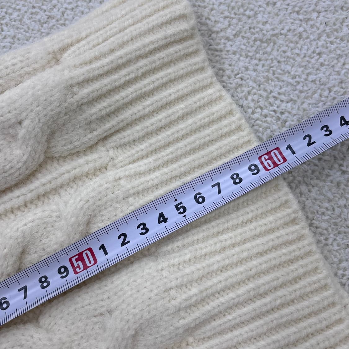 실측확인 빈티지 케이블 니트 스웨터 0331E 상품이미지4