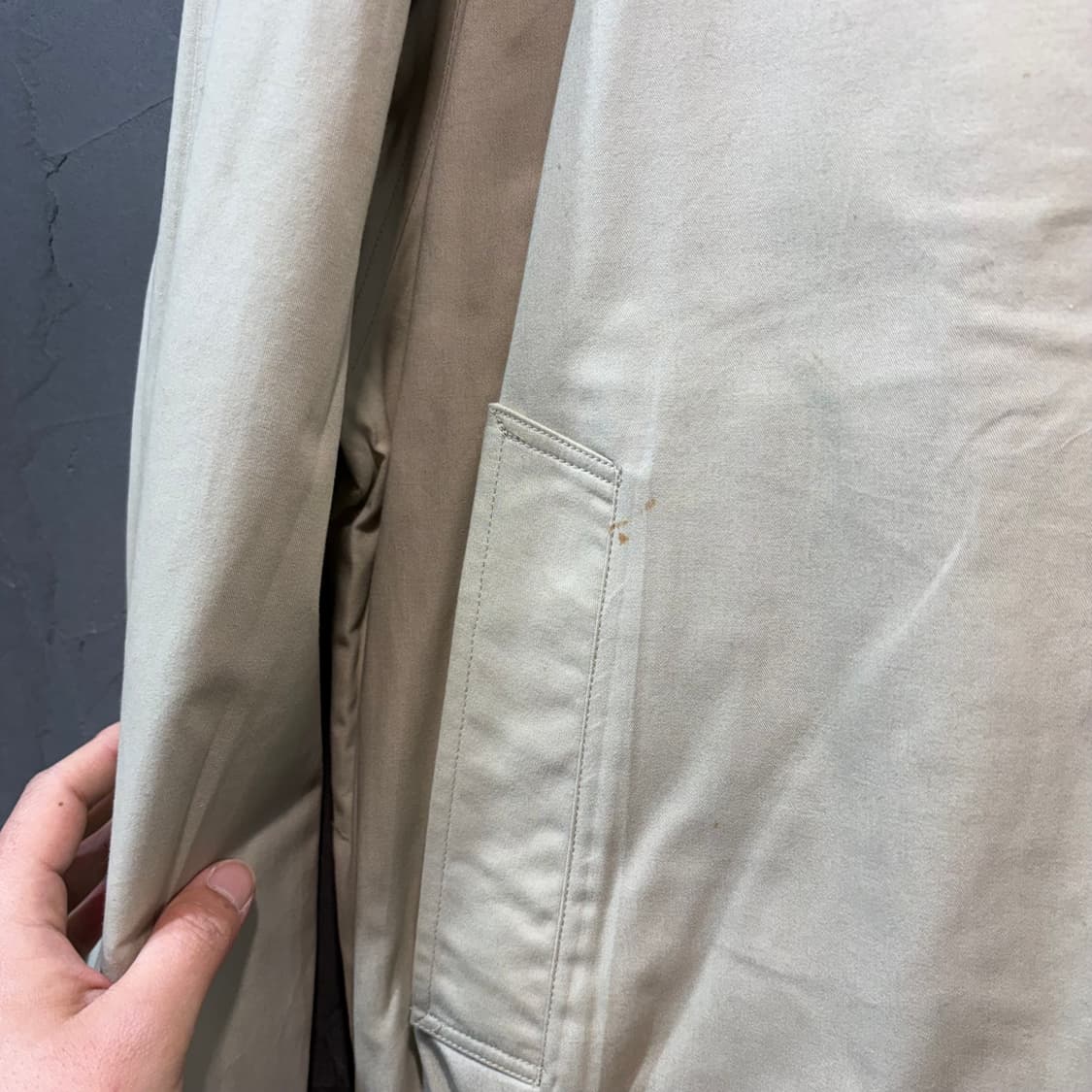 [XL] BURBERRY 버버리 빈티지 블루종  상품이미지3